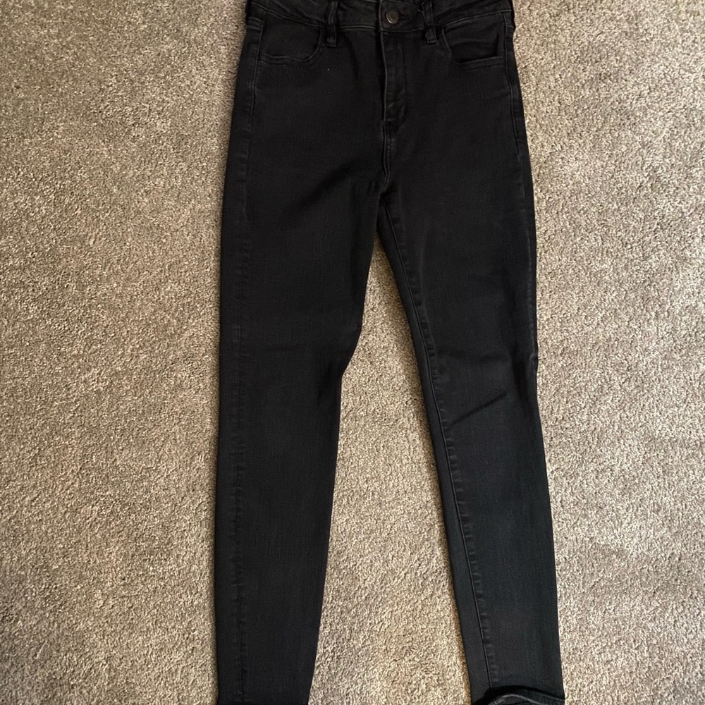 Black American eagle jeans